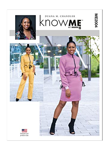 Know Me Misses' Jacket, Pants and Skirt Sewing Pattern Packet by Duana M. Chandler, Design Code ME2004, Sizes 8-10-12-14-16