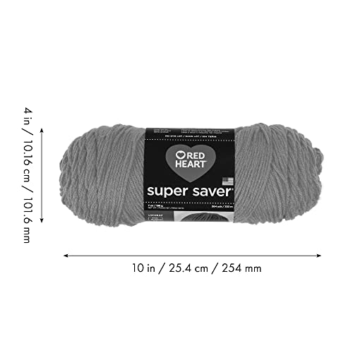 Red Heart Super Saver Paddy Green Yarn - 3 Pack of 198g/7oz - Acrylic - 4 Medium (Worsted) - 364 Yards - Knitting/Crochet