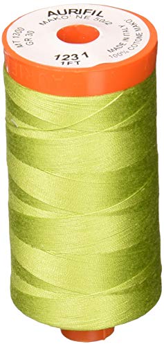 AURIFIL USA 1,422yd-Spring Aurifil Mako Cotton Thread Solid 50wt 1422yds, Spring Green