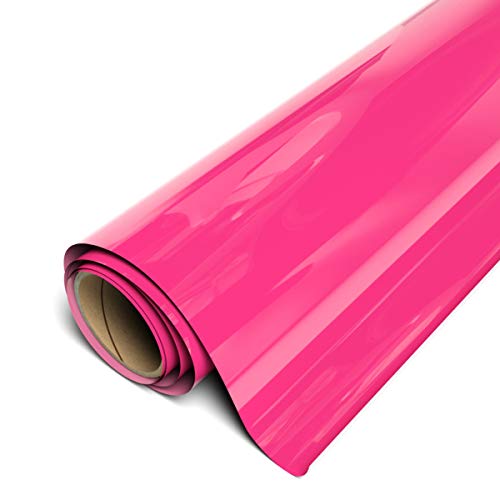 Siser EasyWeed Heat Transfer Vinyl 11.8" x 6ft Roll (Passion Pink) Compatible with Siser Romeo/Juliet & Other Professional or Craft Cutters - Layerable - CPSIA Certified