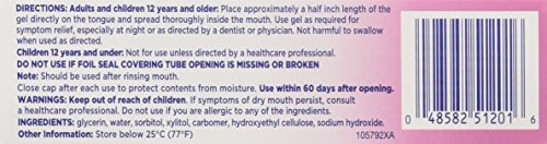 Biotene OralBalance Moisturizing Gel Flavor-Free, Alcohol-Free, for Dry Mouth, 1.5 ounce (Pack of 3)
