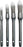 Nuvo Stencil Brushes 4/Pkg, Grey