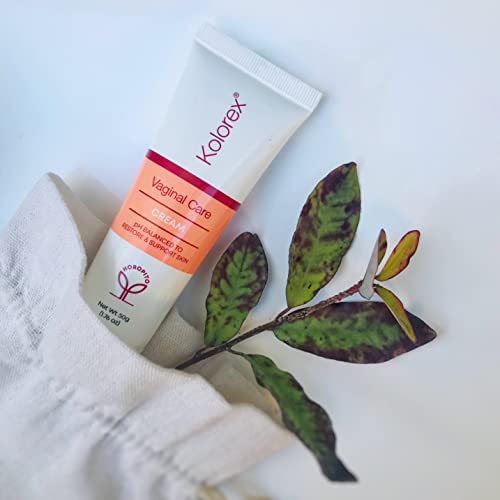 Kolorex® Vaginal CareCream, Natural Herbs soothes Intimate Areas, Replenish Sensitive Skin.