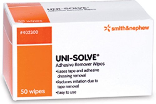 Uni-Solve Adhesive Remover Wipes [402300] 50 ct (Pack of 5)