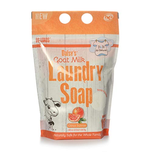 Brooke & Nora at Home, Daisy's Goat Milk Laundry Soap, Citrus Sunrise, 96 Loads