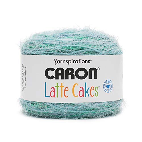 Caron Latte Cakes Self-Striping Yarn, 8.8 oz. / 250g, 530 Yards / 485 Meters (Velvet Teal 291222-22006)