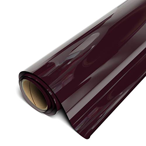 Siser EasyWeed Heat Transfer Vinyl 11.8" x 9ft Roll (Maroon) Compatible with Siser Romeo/Juliet & Other Professional or Craft Cutters - Layerable - CPSIA Certified