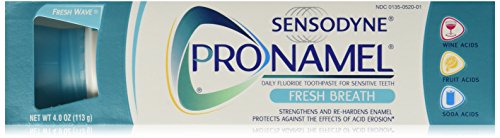 Sensodyne Pronamel Fresh Breath Anti-Cavity Fluoride Toothpaste Fresh Breath - 4 Ounces (Pack of 3)