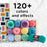 Red Heart Super Saver Lapis Yarn - 3 Pack of 5oz/142g - Acrylic - 4 Medium (Worsted) - 364 Yards - Knitting/Crochet