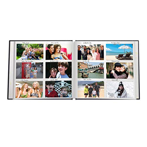 Pioneer Photo Albums 300-Pocket Post Bound Photo Album for 4 by 6-Inch Prints, Bay Blue Leatherette Cover