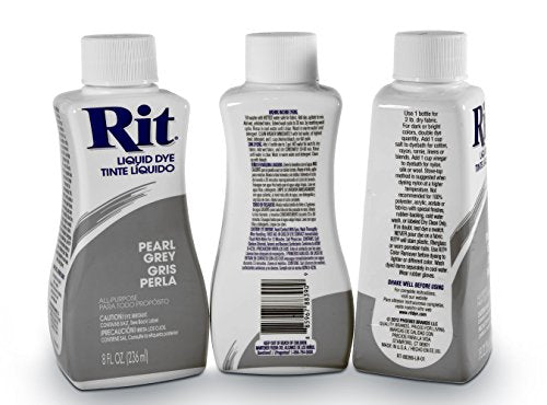 RIT Liquid Fabric Dye Kit Bundle (3-Piece Set) Navy Blue, Sapphire Blue, Pearl Grey | Clothing, Cotton, Polyester, Nylon, Satin, Linen |