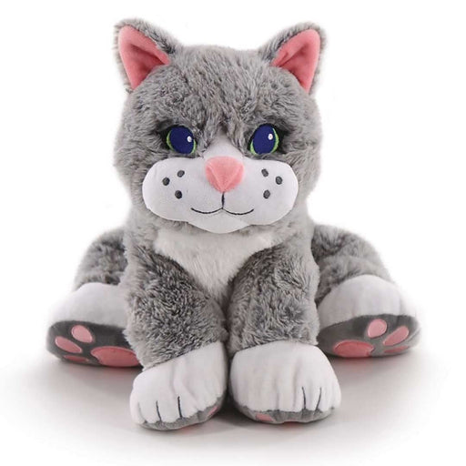 Roylco Chloé The Comfort Cat, Weighted Stuffed Animal, 2.5 lbs, Support Toy, Soft Fur, Aromatherapy, Heat/Cool Pouch, Stuffed Animal for Children & Adults