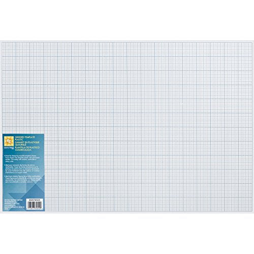 Wrights 670052 Gridded Plastic Template, by The Yard, Blue