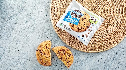 Lenny & Larry's The Complete Cookie, Chocolate Chip, Soft Baked, 16g Plant Protein, Vegan, Non-GMO, 4 Ounce Cookie (Pack of 12)