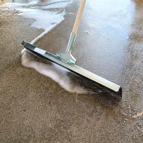 Ettore 55018 Aluminum Straight Heavy Duty Floor Squeegee, 18-inch