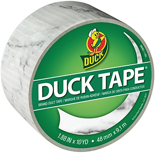 Duck Brand 241787 Printed Duct Tape, Single Roll, Marble