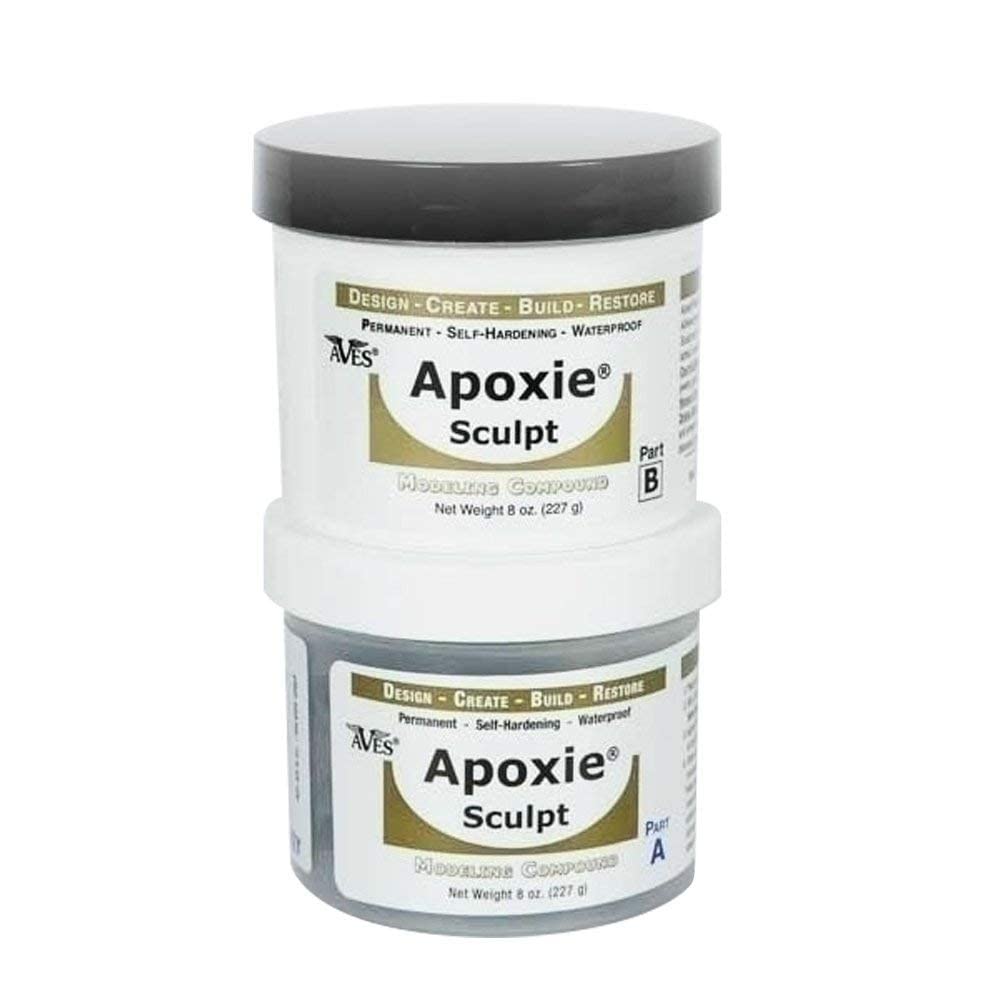 Aves Apoxie Sculpt - 2 Part Modeling Compound (A & B) - 1 Pound, Natural