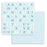 STAMPERIA INTER, KFT Paper PAD 12X12 10PK Dream Blue, Multi-Coloured