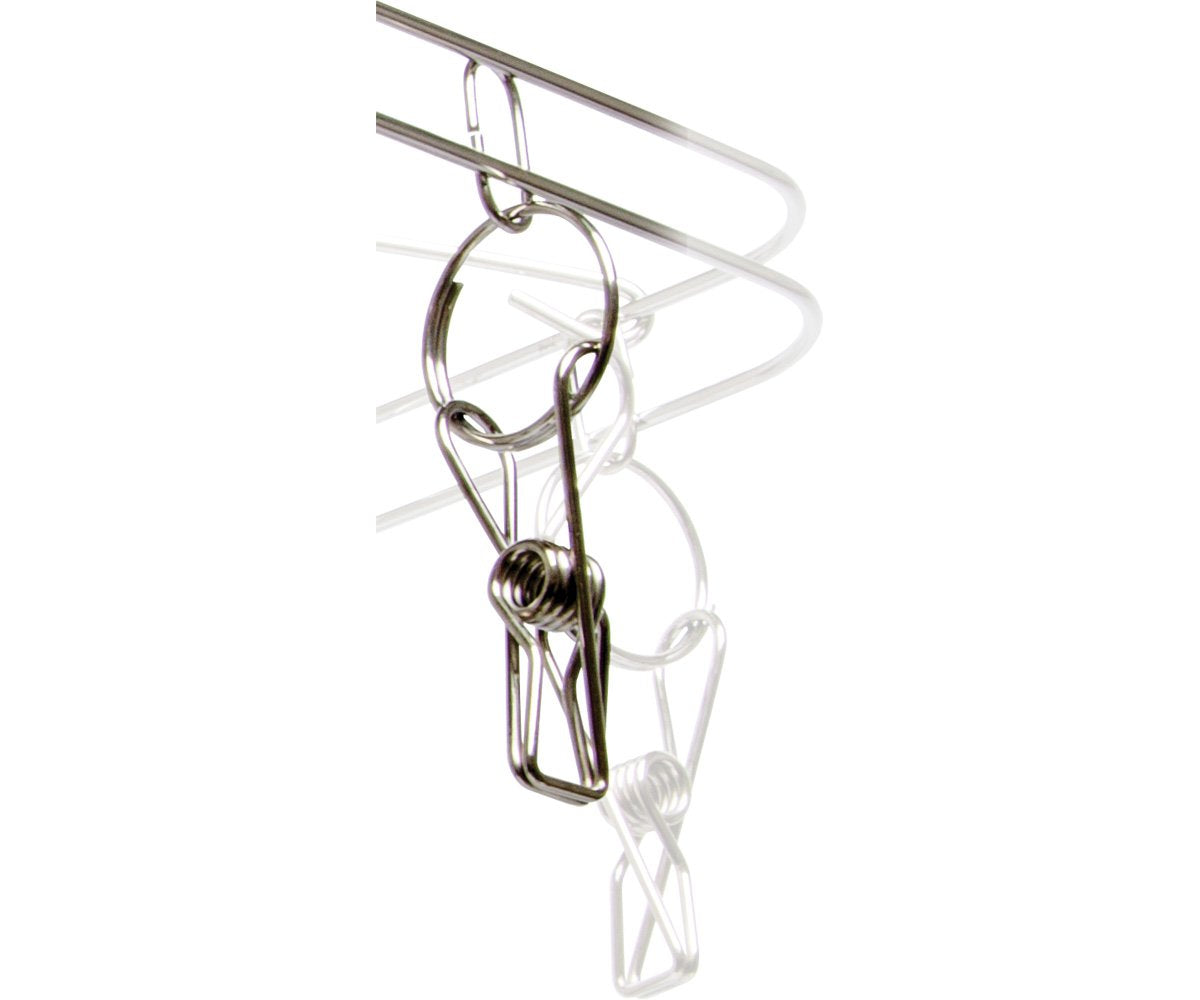 STACK!T DR28HANG STACKT Hanging Dry Rack w/28 Clips, 13.5" x 19.75", Silver