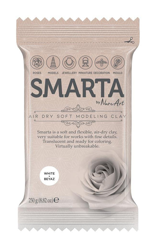Smarta Air Dry Soft Modeling Clay 250g (White)