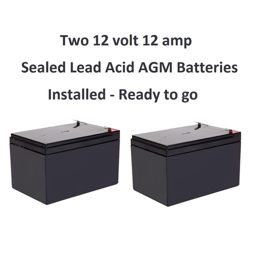 Battery Pack for Pride Go-Go Elite Traveller and GoGo Ultra X Scooters (12 AH Battery Pack (9 Mile Range))