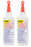 Twin-Pack of Beacon Fabri-Tac Permanent Adhesive, 4 Ounce The Glue Gun in A Bottle ! (Original Version)