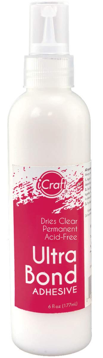 iCraft Ultra Bond Dries Clear Adhesive 6 Oz Fine Tip