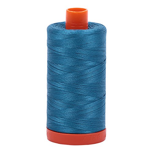 Aurifil Mako Cotton Thread Solid 50wt 1422yds Medium Teal