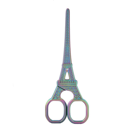 Scissors, DIY Fashionable Eiffel Tower Shape Stainless Steel Sewing Shears Mini Vintage Dresser Embroidery Handicraft Tool Scissor for Embroidery Craft Art Work(multicolour)