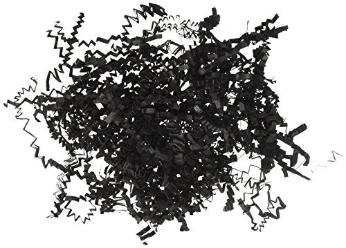 Vibrant Black Paper Shreds - 2oz., 1 Pack - Perfect for Gift Packaging, Decorations and Craft Projects