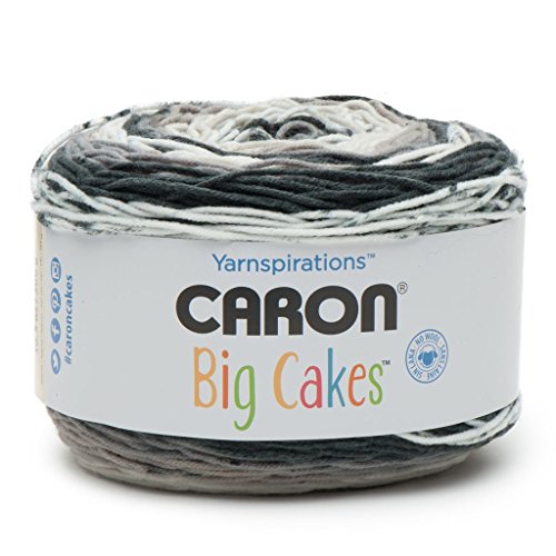 Caron Big Cakes Self Striping Yarn ~ 603 yd/551 m / 10.5oz/300 g Each (Cookie Crumble)