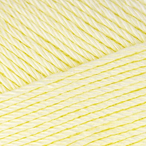 Catona Scheepjes 50gm Mercerized Cotton Yarn (100 Lemon Chiffon)