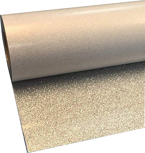 Silver Siser Glitter 20 Inch x 5 Foot Iron on Heat Transfer Vinyl Roll
