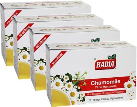 Chamomile by Badia 100 Tea bags. Manzanilla