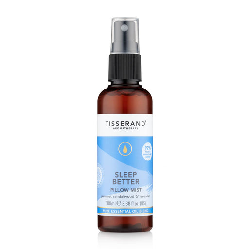 Tisserand Aromatherapy | Sleep Pillow Mist for Body & Room Contains a Soothing Blend of Pure Essential Oils Including, Jasmine, Sandalwood & Lavender | 100% Pure Essential Oil Blend | 3.38 fl. oz.