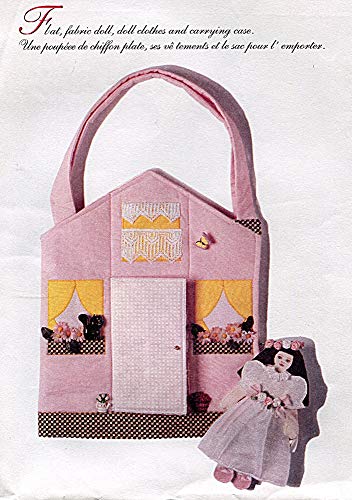 McCall's Crafts Pattern 8207 Betsy McCall Flat Fabric Doll, Clothes, Carrying Case