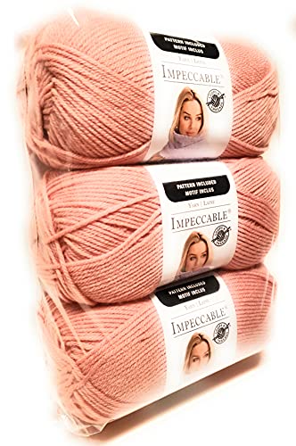 Soft Rose 3-Pack - Impeccable Yarn by Loops & Threads