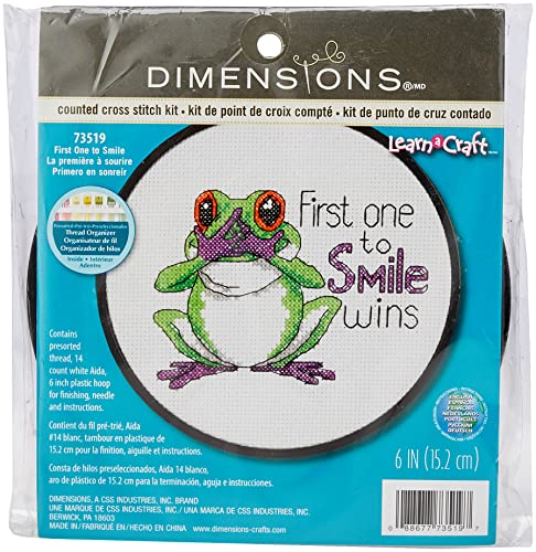 Dimensions Needlecrafts Counted Cross Stitch, First One to Smile