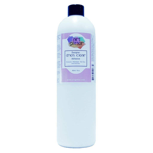 Art Institute Glitter Dries Clear Adhesive Glue 16 Ounce (Flat Cap) Refill Bottle, …