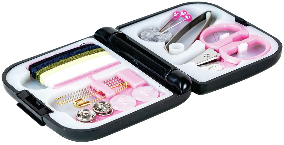 SINGER 02051 Mini Travel Sew Kit in Compact Folding Storage Case, ,