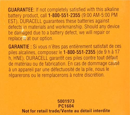 Duracell Procell 9 Volt Batteries, Pack of 12 (Packaging May Vary)