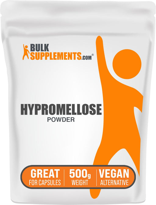 BulkSupplements.com Hypromellose Powder - Hydroxylpropyl Methylcellulose (HPMC) - Hypromellose Food Grade Powder - Emulsifier & Thickening Agent (500 Grams - 1.1 lbs)