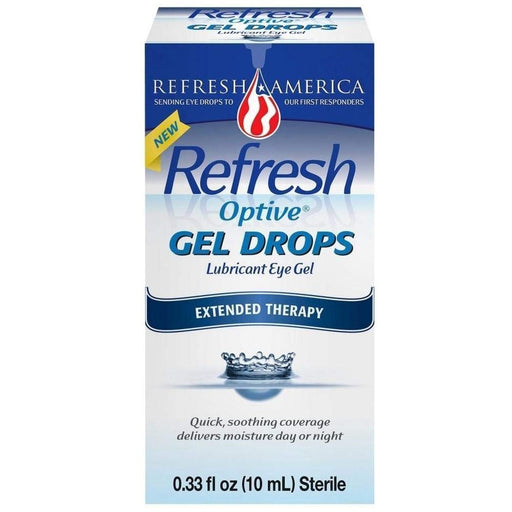 REFRESH Optive Gel Drops Lubricant Eye Gel 0.33 oz (Pack of 2)