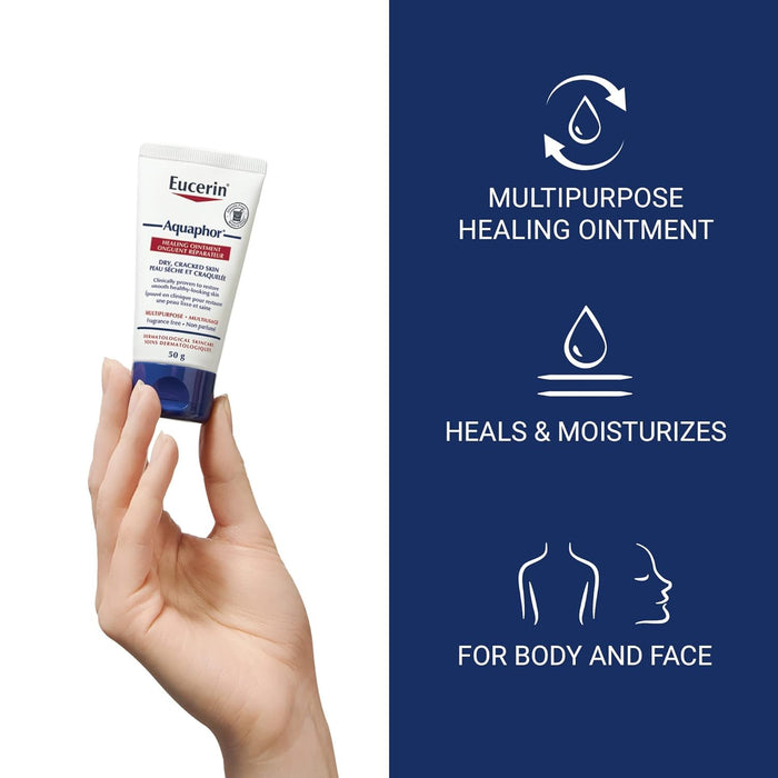 Aquaphor Healing Skin Ointment Advanced Therapy, 1.75 oz Pack of 12)