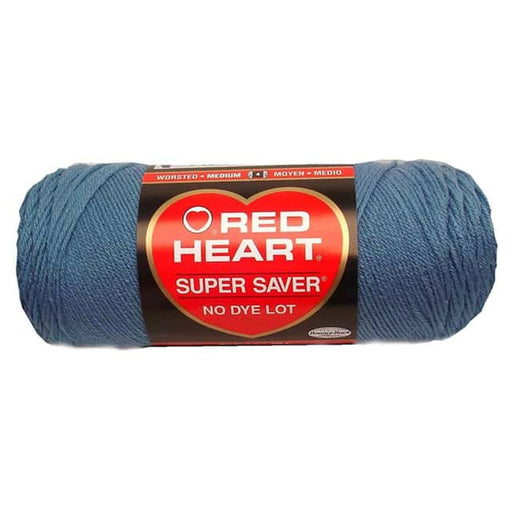 Red Heart E300 0382 Super Saver Yarn Country Blue 7oz