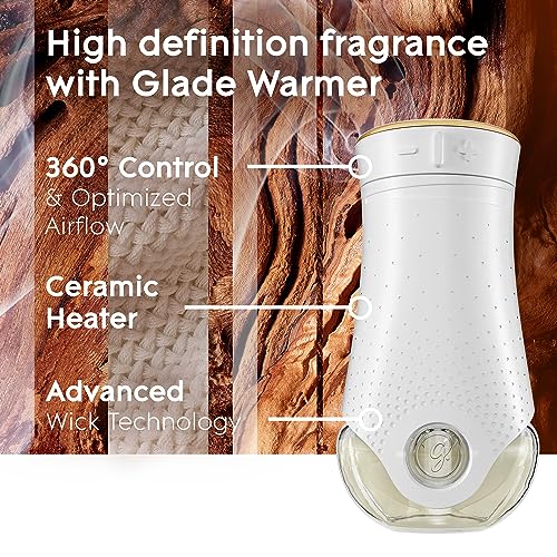 Glade PlugIns Refills Air Freshener, Scented and Essential Oils for Home and Bathroom, Cashmere Woods, 0.67 Fl Oz, 10 Count (Pack of 1)