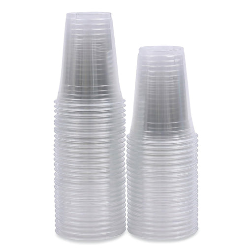 Boardwalk BWKPET16 16 oz. PET Plastic Cold Cups - Clear (1000/Carton)