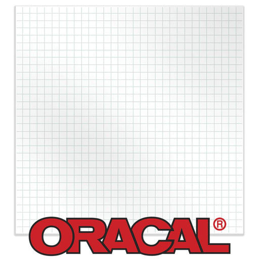 ORACAL 12" Roll Clear Transfer Tape w/Grid for Adhesive Vinyl | Vinyl Transfer Tape for Cricut, Silhouette, Cameo. Application Paper Transfer Tape Rolls (12" x 50ft)
