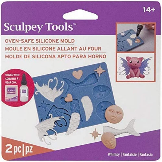 Sculpey Tools™ Flexible Oven Safe Silicone Whimsy Mold, perfect jewelry making and all other types of crafts! Use with oven bake clay, Liquid Sculpey® and resin