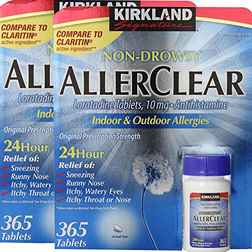 Kirkland Signature AllerClear, 365 Tablets (2 Pack)